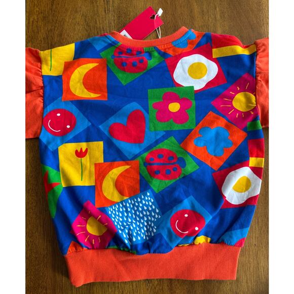 Agatha Ruiz De La Prada Other - NWT Agatha Ruiz de la Prada Kids Icons Sweatshirt Size 6 Multicolor Graphic